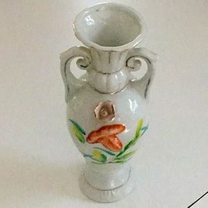 6” Vintage Hand Painted Japanese Rosebud Vase